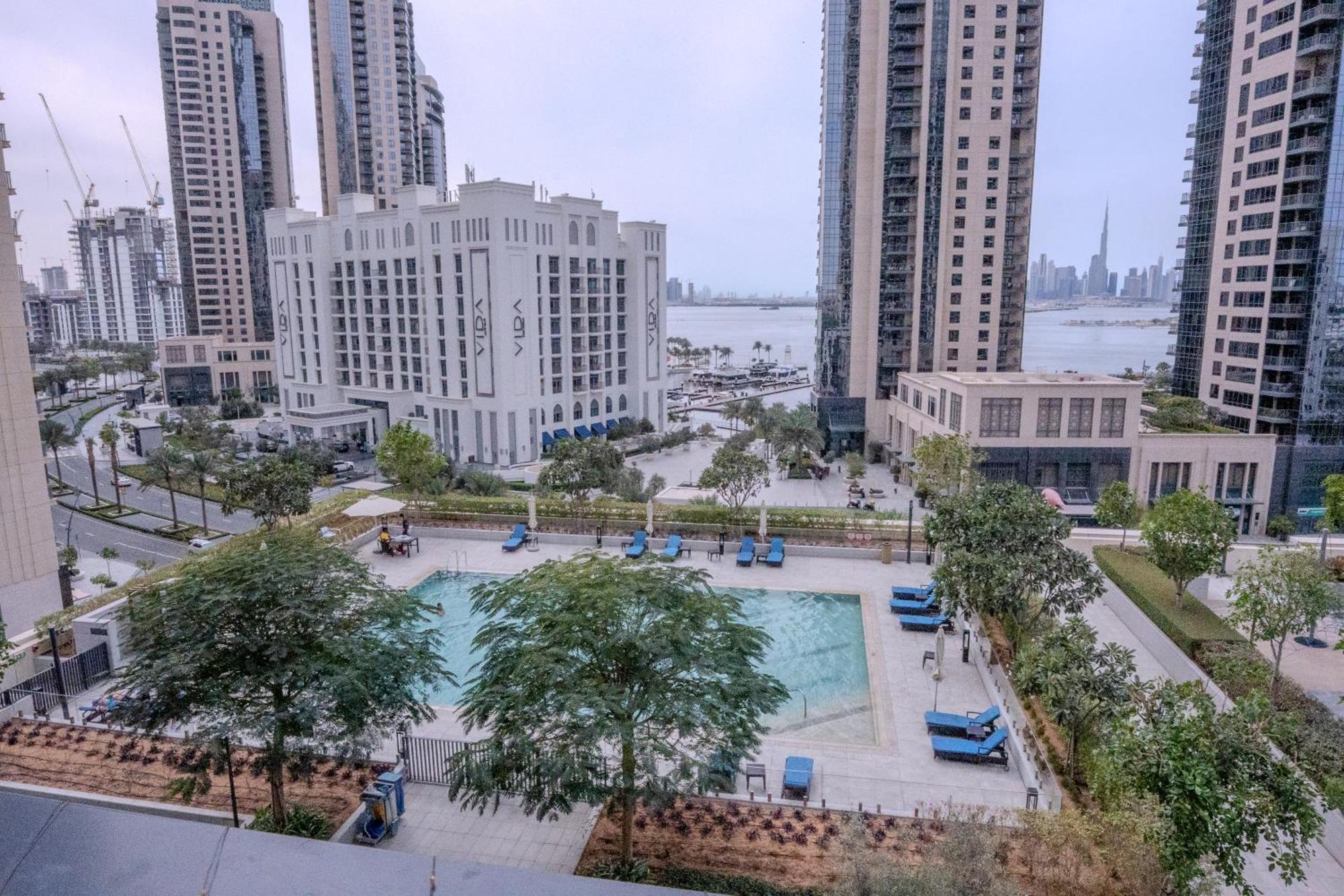 3Br Haven With Burj Views By Magnoliasvhr Aparthotel Dubai Buitenkant foto