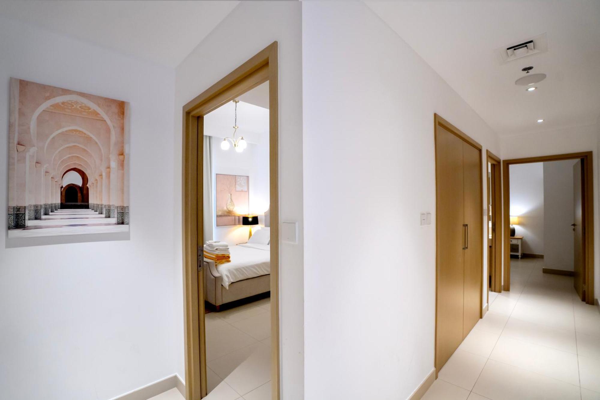 3Br Haven With Burj Views By Magnoliasvhr Aparthotel Dubai Buitenkant foto