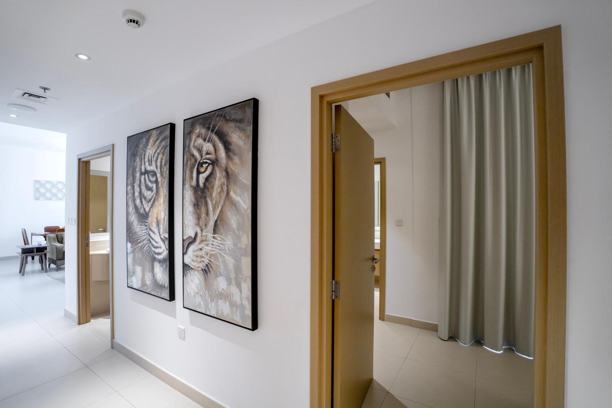 3Br Haven With Burj Views By Magnoliasvhr Aparthotel Dubai Buitenkant foto