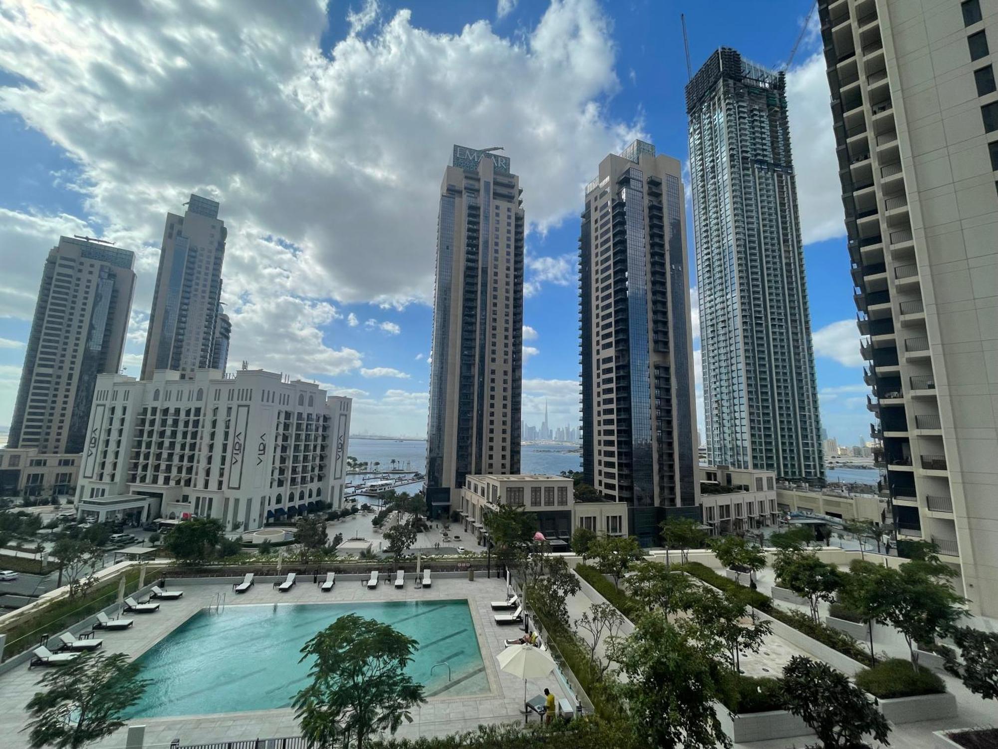 3Br Haven With Burj Views By Magnoliasvhr Aparthotel Dubai Buitenkant foto
